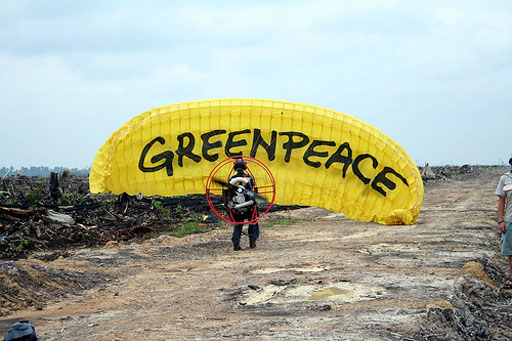 Paramotor Greenpeace